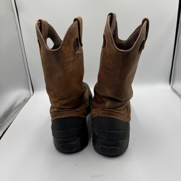 Wolverine Rival SwampMonster Pull On Steel Toe Waterproof Leather Boots 12M - Picture 5 of 7